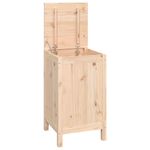 Market - Spalare si intretinere rufe - Uscatoare de rufe si accesorii - Cutie de rufe, 44x44x76 cm, lemn masiv de pin - Infinity.ro