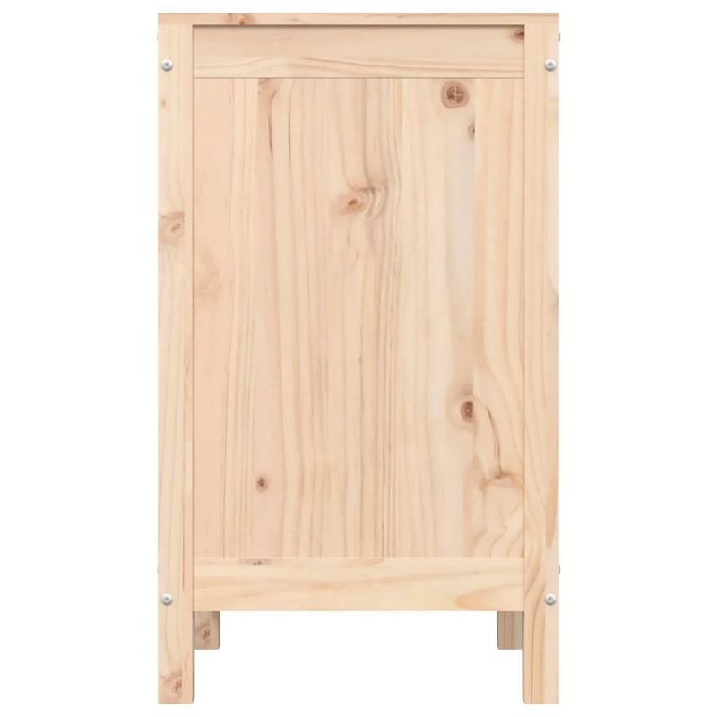 Market - Spalare si intretinere rufe - Uscatoare de rufe si accesorii - Cutie de rufe, 44x44x76 cm, lemn masiv de pin - Infinity.ro