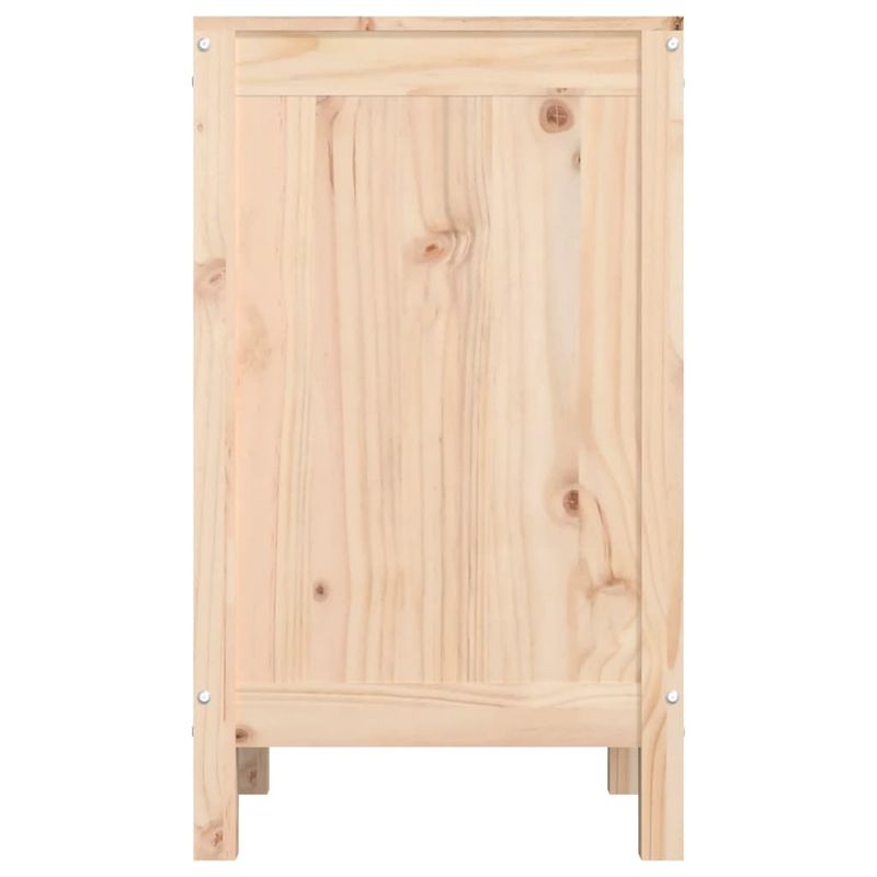 Market - Spalare si intretinere rufe - Uscatoare de rufe si accesorii - Cutie de rufe, 44x44x76 cm, lemn masiv de pin - Infinity.ro