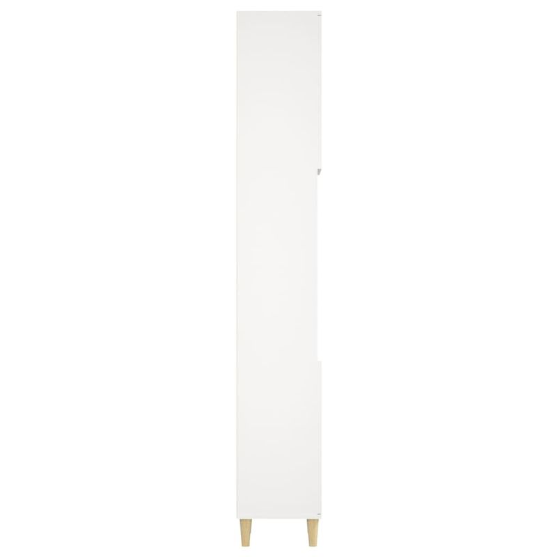 Casa si Gradina - Mobilier - Mobilier baie - Corpuri baie - Dulap de baie, alb, 30x30x190 cm, lemn prelucrat - Infinity.ro