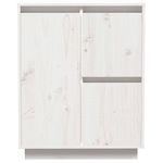 Casa si Gradina - Mobilier - Comode si corpuri - Comode - Servanta, alb, 60x34x75 cm, lemn masiv de pin - Infinity.ro