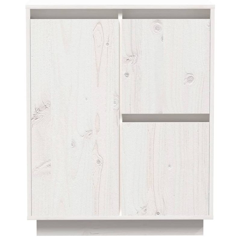 Casa si Gradina - Mobilier - Comode si corpuri - Comode - Servanta, alb, 60x34x75 cm, lemn masiv de pin - Infinity.ro