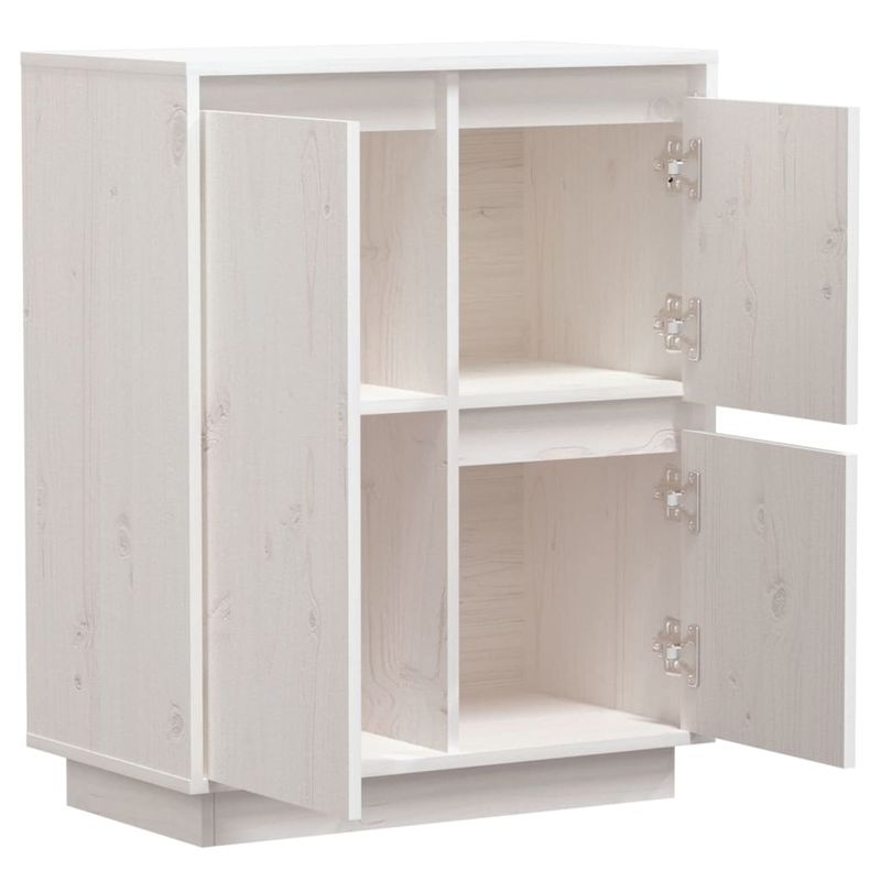 Casa si Gradina - Mobilier - Comode si corpuri - Comode - Servanta, alb, 60x34x75 cm, lemn masiv de pin - Infinity.ro
