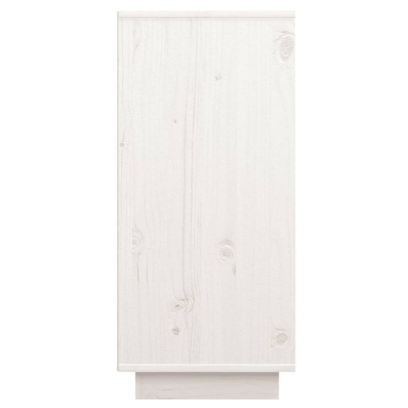 Casa si Gradina - Mobilier - Comode si corpuri - Comode - Servanta, alb, 60x34x75 cm, lemn masiv de pin - Infinity.ro