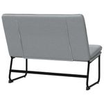 Casa si Gradina - Mobilier - Canapele si coltare - Banchete - Banca, gri deschis, 100x75x76 cm, materil textil - Infinity.ro