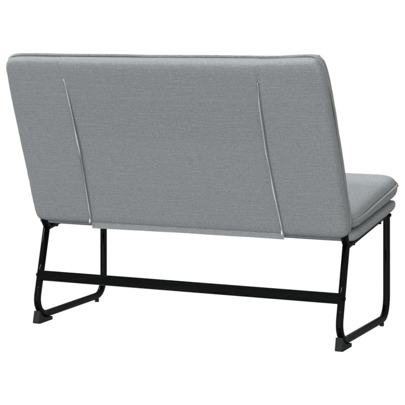 Casa si Gradina - Mobilier - Canapele si coltare - Banchete - Banca, gri deschis, 100x75x76 cm, materil textil - Infinity.ro