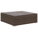 Casa si Gradina/Gradina si terasa/Mobilier exterior/Seturi mobila gradina - Set mobilier de gradina cu perne, 6 piese, maro, poliratan - Infinity.ro