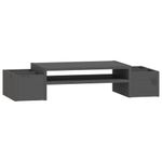 Laptop, Telefoane si Tablete - Laptopuri si accesorii - Accesorii Laptop - Standuri/Coolere notebook - Suport pentru monitor, gri, 70x27,5x15 cm, lemn masiv pin - Infinity.ro