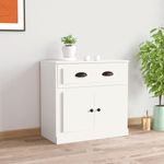 Casa si Gradina - Mobilier - Comode si corpuri - Comode - Servanta, alb, 70x35,5x67,5 cm, lemn prelucrat - Infinity.ro