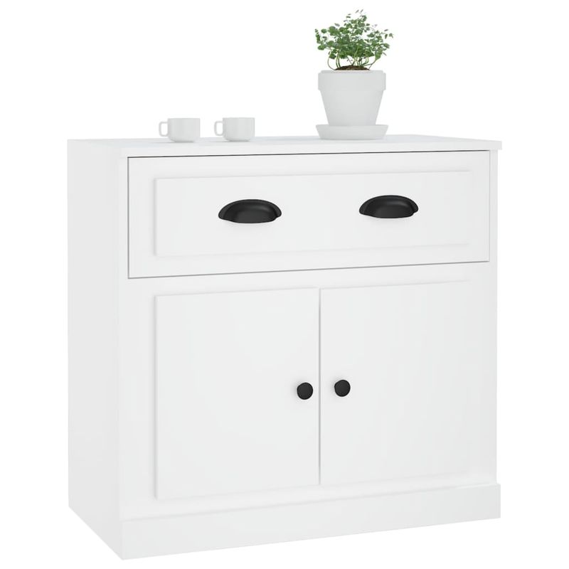 Casa si Gradina - Mobilier - Comode si corpuri - Comode - Servanta, alb, 70x35,5x67,5 cm, lemn prelucrat - Infinity.ro