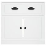 Casa si Gradina - Mobilier - Comode si corpuri - Comode - Servanta, alb, 70x35,5x67,5 cm, lemn prelucrat - Infinity.ro