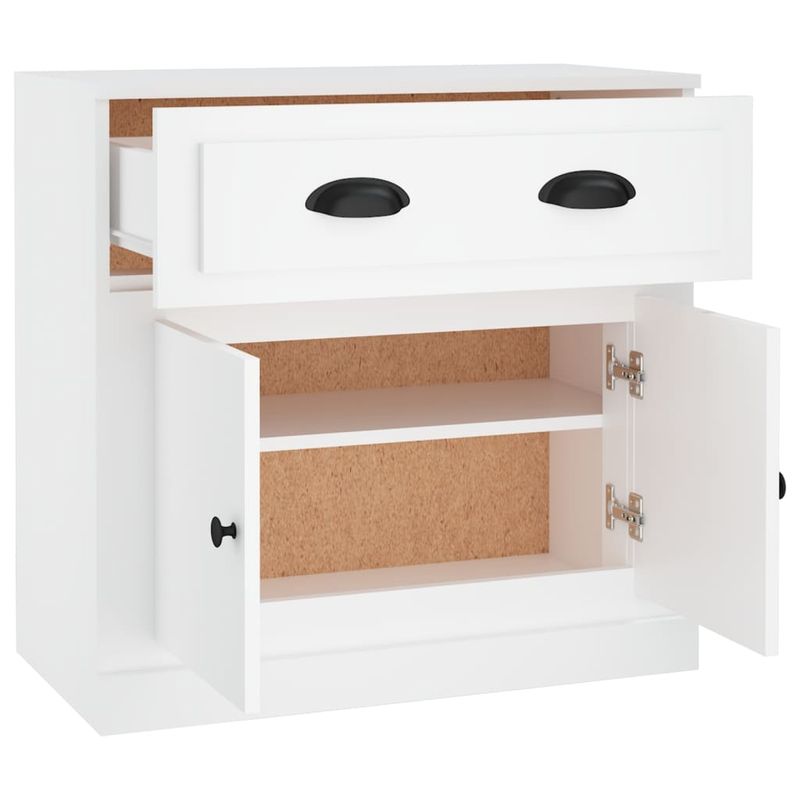 Casa si Gradina - Mobilier - Comode si corpuri - Comode - Servanta, alb, 70x35,5x67,5 cm, lemn prelucrat - Infinity.ro
