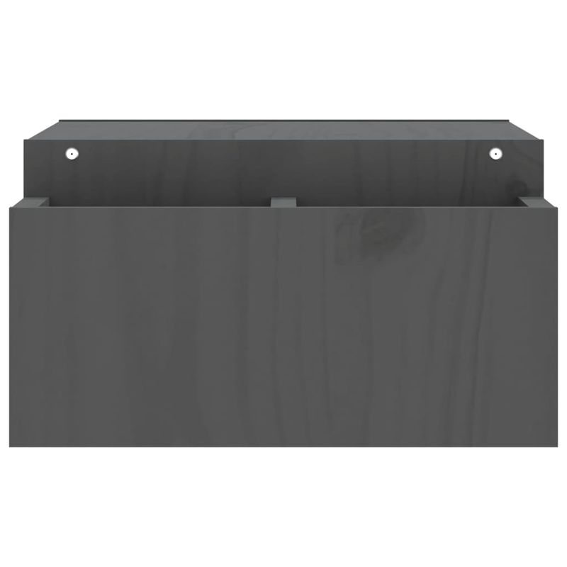 Laptop, Telefoane si Tablete - Laptopuri si accesorii - Accesorii Laptop - Standuri/Coolere notebook - Suport pentru monitor, gri, 70x27,5x15 cm, lemn masiv pin - Infinity.ro