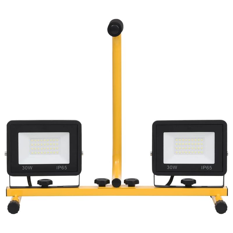 Casa si Gradina - Corpuri si surse de iluminat - Iluminat comercial si industrial - Proiectoare si lampi de lucru - Proiector cu LED si maner, 2x30 W, alb cald - Infinity.ro