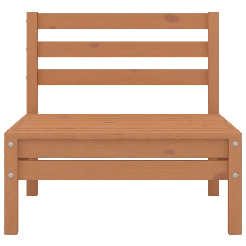 Casa si Gradina - Gradina si terasa - Mobilier exterior - Seturi mobila gradina - Set mobilier de gradina, 8 piese, maro miere, lemn masiv de pin - Infinity.ro