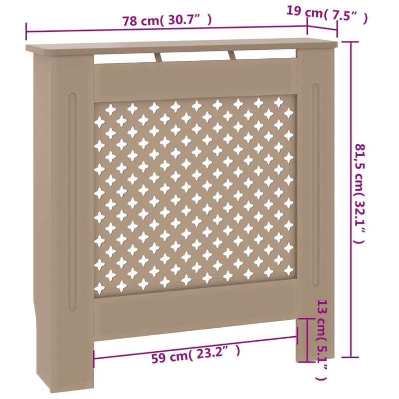 Casa si Gradina - Termice - Calorifere si accesorii - Accesorii calorifere - Masca pentru calorifer, 78 cm, MDF - Infinity.ro
