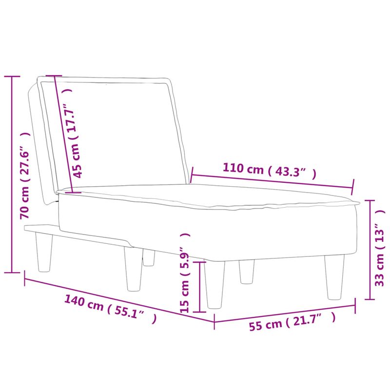 Casa si Gradina - Mobilier - Scaune si fotolii - Fotolii - Sezlong, albastru, catifea - Infinity.ro