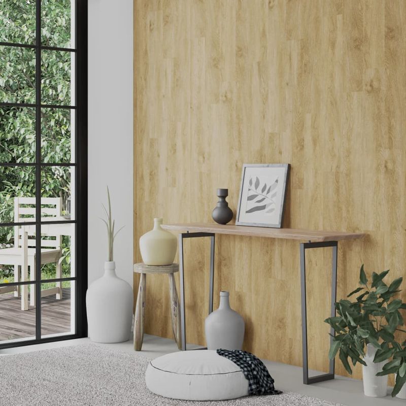 Casa si Gradina - Gradina si terasa - Garduri, panouri si accesorii - Panouri de perete aspect lemn, lemn de stejar, 2,06 m², PVC - Infinity.ro