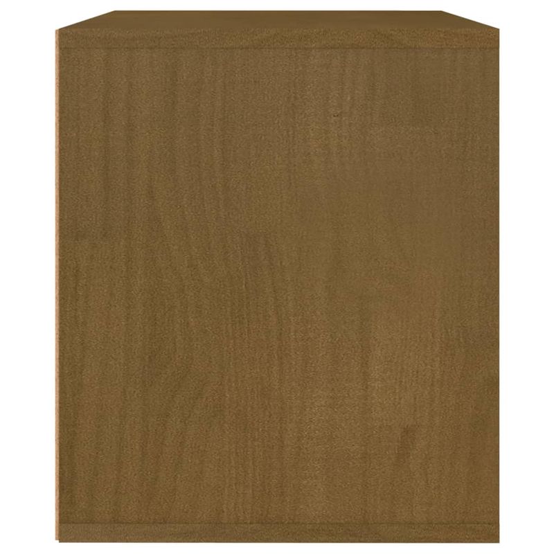 Casa si Gradina - Mobilier - Comode si corpuri - Comode - Comode TV, 3 buc., maro miere, lemn masiv de pin - Infinity.ro