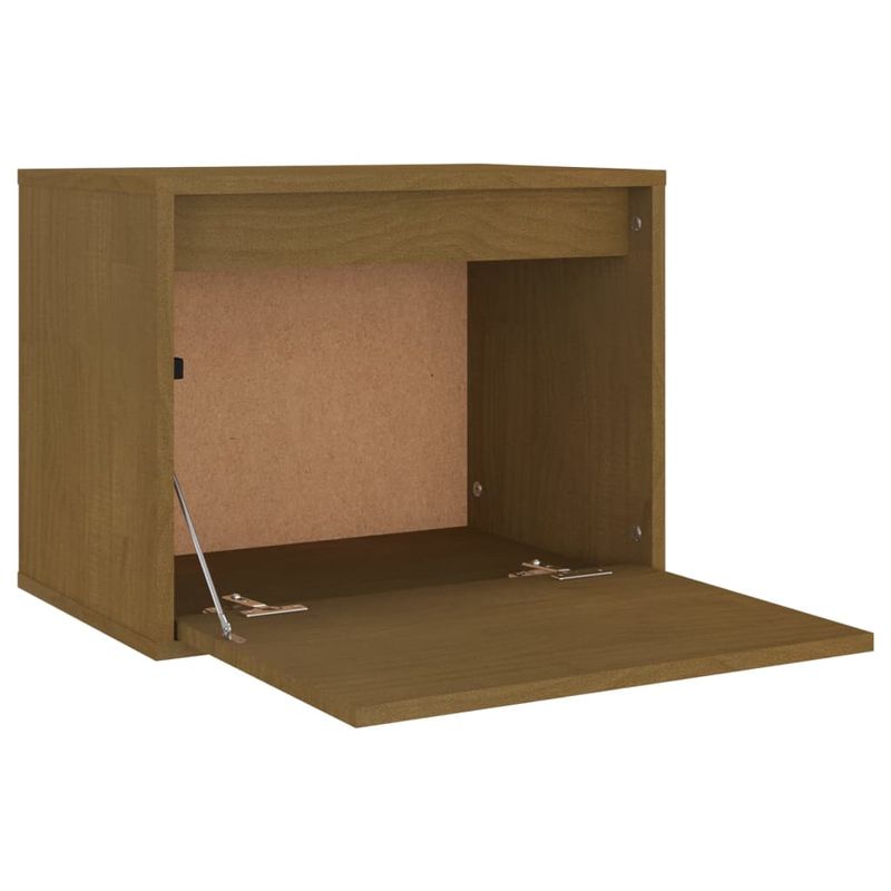 Casa si Gradina - Mobilier - Comode si corpuri - Comode - Comode TV, 3 buc., maro miere, lemn masiv de pin - Infinity.ro