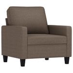 Casa si Gradina - Mobilier - Seturi de mobilier - Seturi living - Set de canapele cu perne, 4 piese, gri taupe, material textil - Infinity.ro