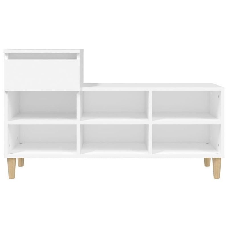 Casa si Gradina - Mobilier - Organizare si depozitare - Organizator incaltaminte - Pantofar, alb, 102x36x60 cm, lemn compozit - Infinity.ro