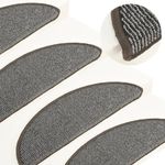 Casa si Gradina - Textile si covoare - Covoare - Covoare casa - Covorase pentru trepte scara, 15 buc., gri, 56x17x3 cm - Infinity.ro