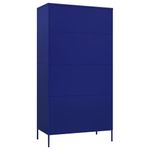 Casa si Gradina - Mobilier - Dulapuri si sifoniere - Sifoniere - Sifonier, bleumarin, 90x50x180 cm, otel - Infinity.ro