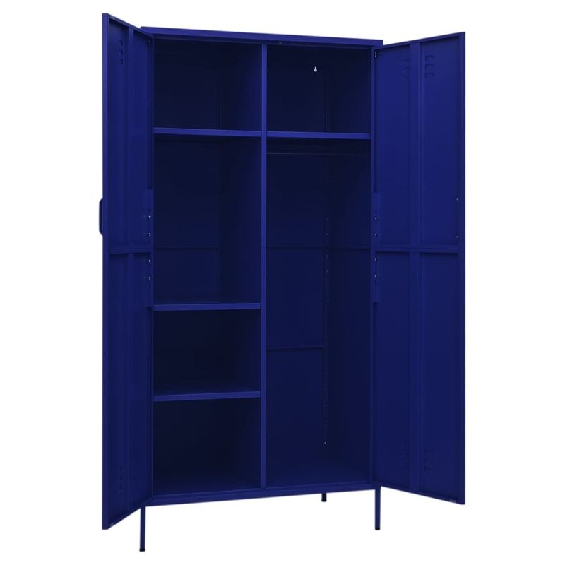 Casa si Gradina - Mobilier - Dulapuri si sifoniere - Sifoniere - Sifonier, bleumarin, 90x50x180 cm, otel - Infinity.ro