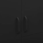 Casa si Gradina - Mobilier - Dulapuri si sifoniere - Sifoniere - Sifonier, negru, 90x50x180 cm otel - Infinity.ro