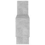 Casa si Gradina - Mobilier - Biblioteci si rafturi - Rafturi - Raft de perete in forma de masina, gri beton, 82x15x51cm, PAL - Infinity.ro