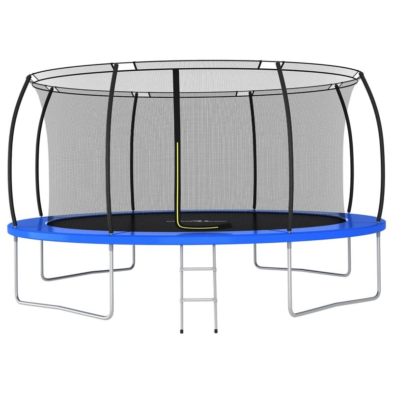 Jucarii, Copii si Bebe - Jucarii si jocuri - Jucarii de exterior - Trambuline copii - Set trambulina rotunda, 460 x 80 cm, 150 kg - Infinity.ro