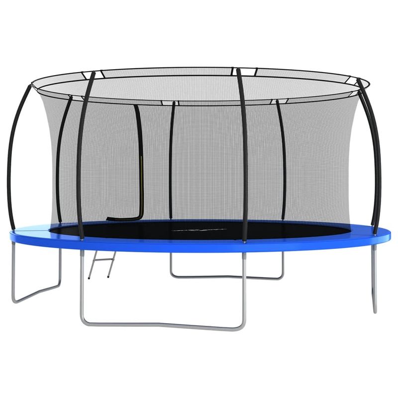 Jucarii, Copii si Bebe - Jucarii si jocuri - Jucarii de exterior - Trambuline copii - Set trambulina rotunda, 460 x 80 cm, 150 kg - Infinity.ro