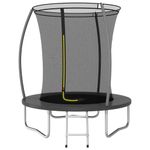 Jucarii, Copii si Bebe - Jucarii si jocuri - Jucarii de exterior - Trambuline copii - Set trambulina rotunda, 183x52 cm, 80 kg - Infinity.ro