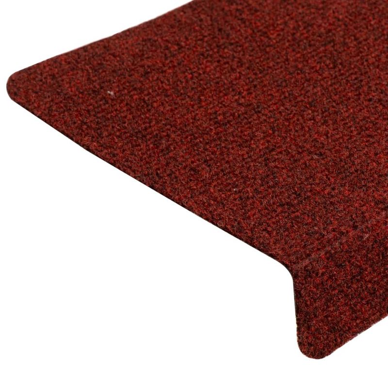 Casa si Gradina - Textile si covoare - Covoare - Covoare casa - Covorase de scari cusatura punch, 5 buc., rosu bordeaux 65x21x4 cm cusatura punch - Infinity.ro
