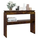 Casa si Gradina - Mobilier - Comode si corpuri - Console - Masa consola, stejar fumuriu, 102x30x80 cm, lemn prelucrat - Infinity.ro