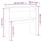 Casa si Gradina - Mobilier - Comode si corpuri - Console - Masa consola, stejar fumuriu, 102x30x80 cm, lemn prelucrat - Infinity.ro