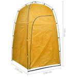 Sport si Outdoor - Camping - Mobilier pentru camping - Alte piese de mobilier pentru camping - Cort pentru dus/toaleta/garderoba, galben - Infinity.ro