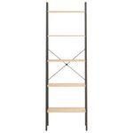 Casa si Gradina - Mobilier - Biblioteci si rafturi - Biblioteci - Raft cu , maro deschis/negru, 56x35x174 cm - Infinity.ro