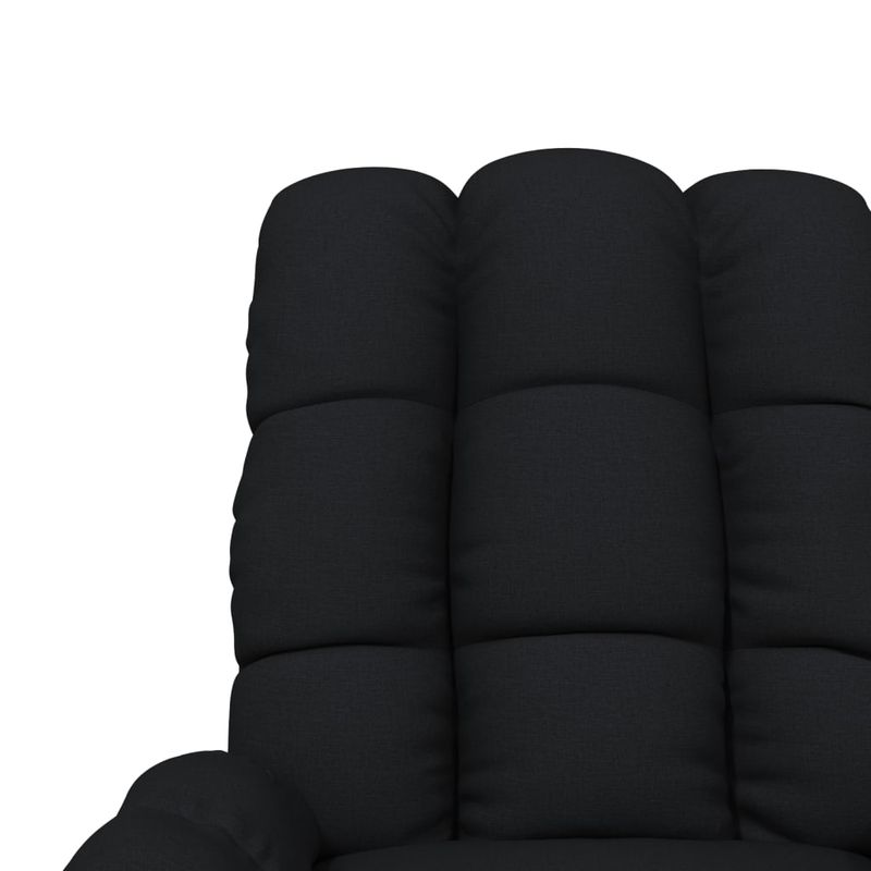Ingrijire personala si Cosmetice - Sanatate si wellness - Articole wellness - Fotolii de masaj - Fotoliu de masaj electric rabatabil, negru, textil - Infinity.ro