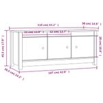 Casa si Gradina - Mobilier - Organizare si depozitare - Organizator incaltaminte - Dulap pentru pantofi, 110x38x45,5 cm, lemn masiv de pin - Infinity.ro