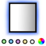 Casa si Gradina - Mobilier - Comode si corpuri - Masute de toaleta - Oglinda de baie cu LED, negru, 40x8,5x37 cm, acril - Infinity.ro