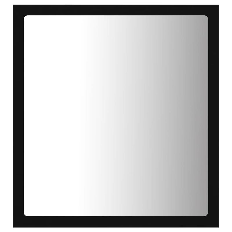 Casa si Gradina - Mobilier - Comode si corpuri - Masute de toaleta - Oglinda de baie cu LED, negru, 40x8,5x37 cm, acril - Infinity.ro