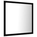 Casa si Gradina - Mobilier - Comode si corpuri - Masute de toaleta - Oglinda de baie cu LED, negru, 40x8,5x37 cm, acril - Infinity.ro