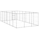 Petshop - Accesorii petshop - Culcusuri si custi - Custi interior si exterior - Padoc pentru caini de exterior, 21,78 m², otel galvanizat - Infinity.ro