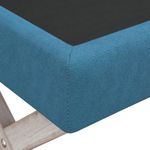 Casa si Gradina - Mobilier - Canapele si coltare - Banchete - Taburet de depozitare, albastru, 110x45x49 cm, catifea - Infinity.ro