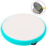 Sport si Outdoor - Accesorii si echipamente sportive - Yoga - Covoras gonflabil de gimnastica cu pompa verde 100x100x10 cm PVC - Infinity.ro