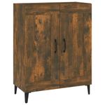 Casa si Gradina - Mobilier - Comode si corpuri - Comode - Servanta, stejar fumuriu, 69,5x34x90 cm, lemn compozit - Infinity.ro