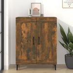 Casa si Gradina - Mobilier - Comode si corpuri - Comode - Servanta, stejar fumuriu, 69,5x34x90 cm, lemn compozit - Infinity.ro