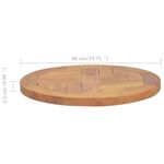 Casa si Gradina - Mobilier - Feronerie si accesorii mobila - Blat de masa, 40 cm, lemn masiv de tec, rotund, 2,5 cm - Infinity.ro